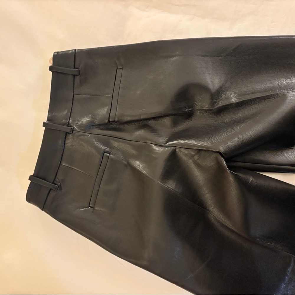 Wilfred vegan leather Black Women's Trousers The Effortless Pant™ New - Picture 14 of 15